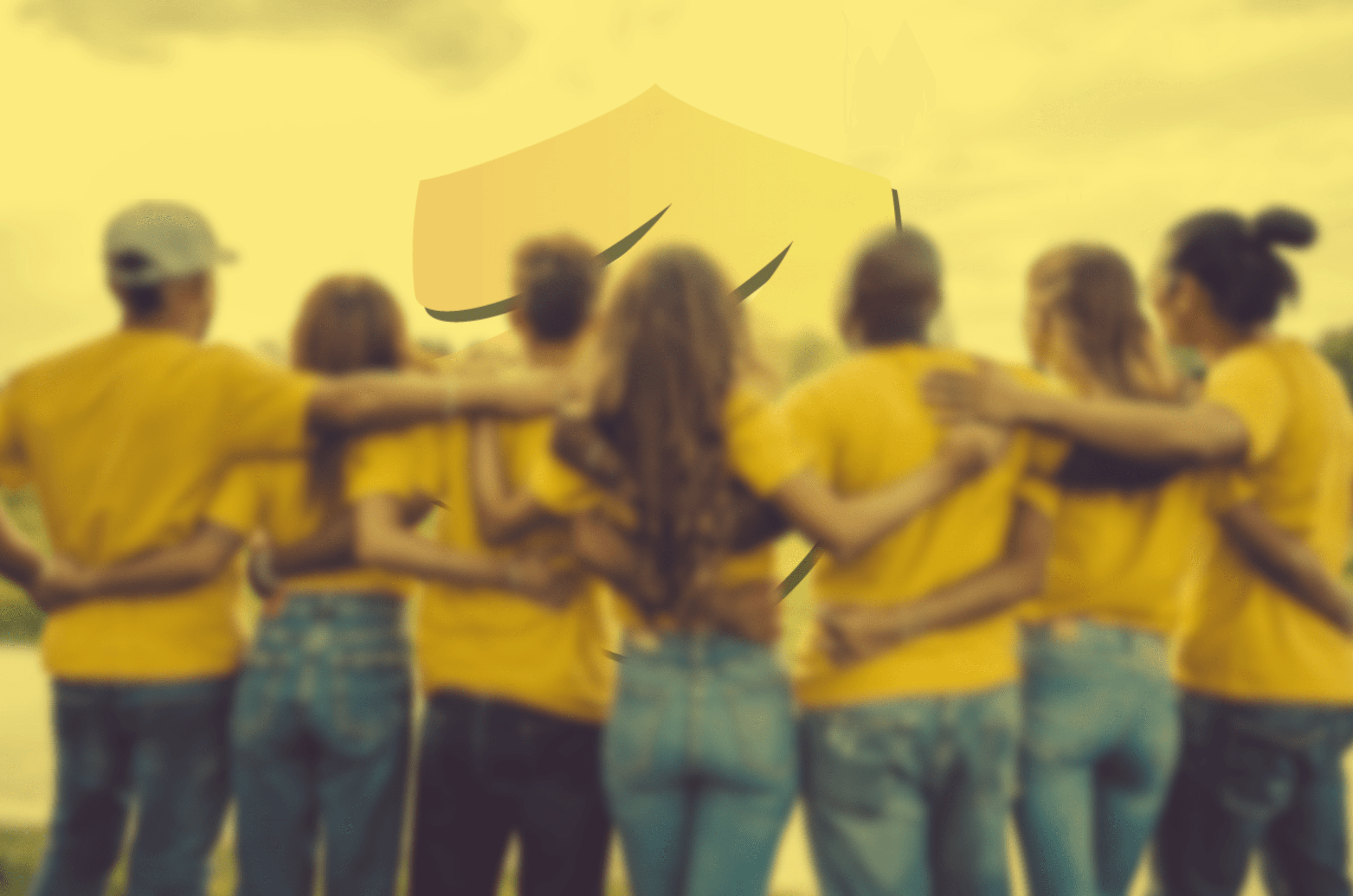 The My Insurance Broker community standing shoulder to shoulder
